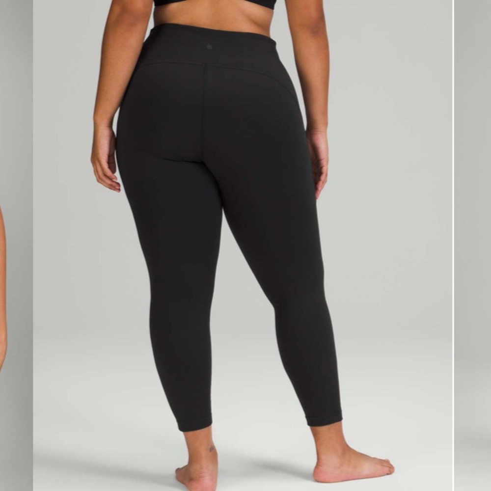 2021 Lululemon Black Instill Crop Leggings Size 20